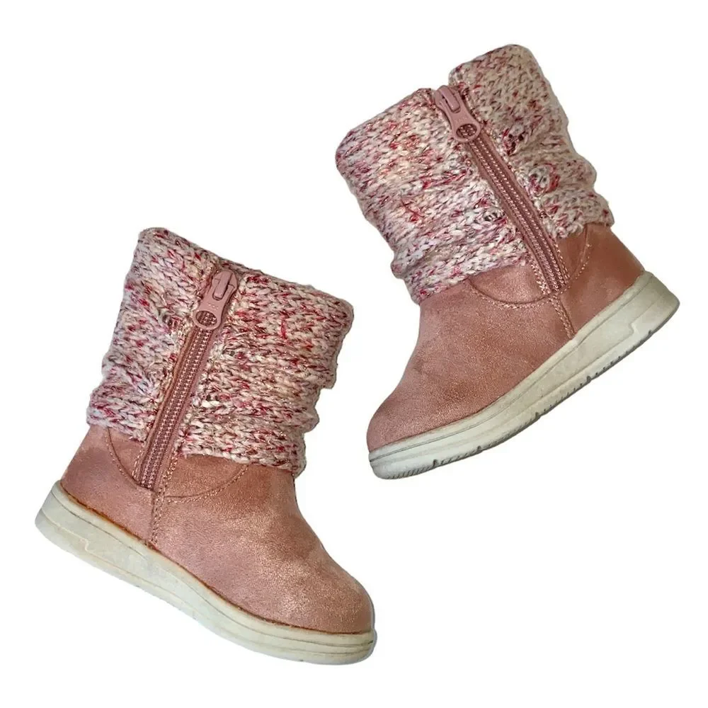 ☀️6/$20☀️ pink winter toddler boots